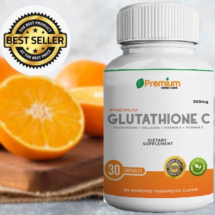 Glutathione C Vitamin C Grapeseed Extract Skin Lightening Capsule