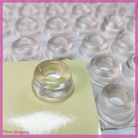 Manao 12 PCS CLEAR self adhesive stopper ยางกันกระแทกตู้กันชนซิลิโคน