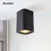 【✲High Quality✲】 li62292595258181 Aisilan ไฟดาวน์ไลท์เพดานนอร์ดิกทรงสี่เหลี่ยมติดพื้นผิว Led สำหรับห้อง/ทางเดิน/โถงทางเดิน/ห้องโถง Ac85-260v ไฟสปอร์ตไลท์ลูกบาศก์