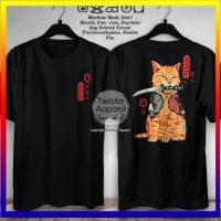 824T Shirt by Cat Neko Samurai Distro - เสื้อยืดวัฒนธรรมญี่ปุ่น Baju Mens Cotton Comb 30s Cheap - TW5042256