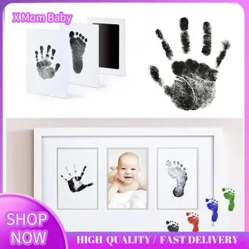 Baby Footprint & Handprint Inkless Ink Pad Drawing & Painting Kits