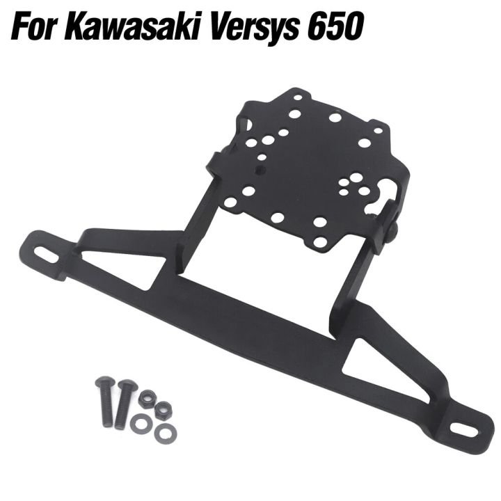 โทรศัพท์มือถือแผ่นมอเตอร์ไซค์ดัดแปลง-gps-ฐานยึดอุปกรณ์นำทางมอเตอร์ไซค์สำหรับ-kawasaki-versys-650-1000-2015ของฉัน