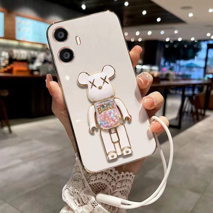 เคสโทรศัพท์สำหรับ-realme-c55-c33-c30-c30s-10pro-realme-ฝาหลังสุดหรู3มิติพร้อมที่ยึดและสายรัด