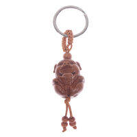 Gift Fashion Treasure Wood Lucky Car Keychain Jewelry