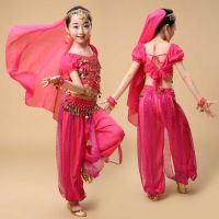 hot【DT】 Kids Belly Costumes Set Egypt Egyptian Bollywood Dancing Clothing 6Color