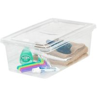 6 Plastic Storage Box Clear 1