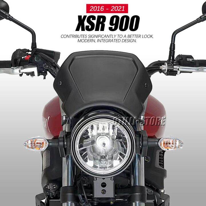 แผ่นกระจกบังลมหน้าสำหรับรถจักรยานยนต์ใหม่-xsr-900-xsr900ยามาฮ่า2016-2021-xsr-900-2017-2018-2019-2020