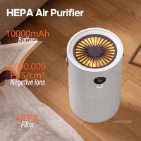 Home Really HEPA Air Purifier Monitor Air Quality Detection Wireless Rechargeable Air Cleaner For Smoke, Pollen, Dust, PM2.5