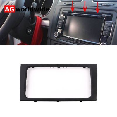 Black Car Interior Navigation Control Pane Radio Car Cover Trim 5K0858061E For VW Golf MK6 2009 2010 2011 2012 2013 2014