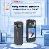 Transparent Lens Guard Protective Cover Camera Dustproof Scratchproof Dropproof Shell Compatible For Insta360 X3