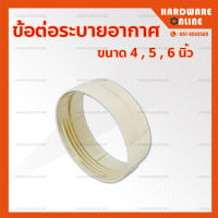 ข้อต่อ ระบายอากาศ สำหรับใช้กับท่อขนาด 4 นิ้ว 5 นิ้ว 6 นิ้ว - connector ท่อระบายอากาศ ข้อต่อ ท่อนำอากาศ