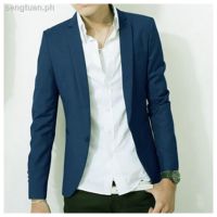 ▨❂┅Mens Korean Blazer Slim Fit Suit
