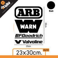 สติ๊กเกอร์ลาย ARB WARN BFGoodrich ไดคัทสายออฟโรด Offroad 4x4 4WD สติ๊กเกอร์ติดข้างรถ สติ๊กเกอร์เกรดพรีเมี่ยม ติดฝาท้ายกระบะ ติดชายประตู ติดได้ทุกที