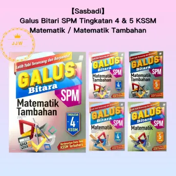 Buy Sasbadi Matematik Tingkatan 5 Kssm Online Lazada Com My