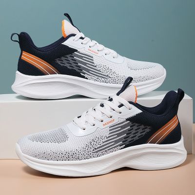 Mens Casual Sneakers Running Tennis Lightweight Mesh Breathable Sports Shoes Outdoor Cushioned Wear-Resistant Soft Trainers