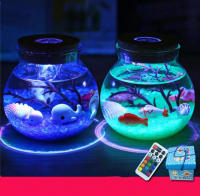 2021Creative LED Night Light for Kids RGB 13 Colors Decor Bedside Home Aquarium Fish Lamp Baby Children Girlfriend Holiday Gift