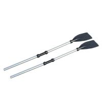 2 Pieces Detachable Assembled Reinforced Aluminum Paddle Long Paddle Canoe Fishing Kayak Double-Headed Paddle