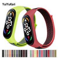 【new】 for mi band 7 6 Sport loop watch pulsera correa 4 Wristband xiaomi 5 3 ！