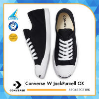 Converse คอนเวริส์ รองเท้าผู้หญิง  รองเท้าผ้าใบ รองเท้าหุ้มส้น รองเท้าแฟชั่น Women [ลิขสิทธิ์แท้] JackPurcell OX 570483CS1BK/570482CS1WW (2290)