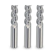 【hot】ↂ  ZGT Aluminum Milling Cutter HRC50 3 Flute Tools Carbide EndMill Tungsten Cnc