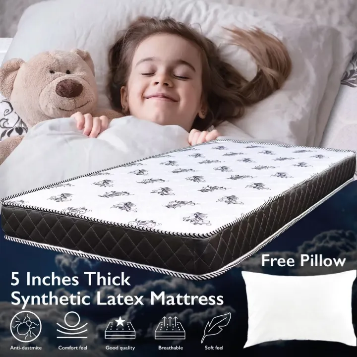 [Ready Stock] NTR 5" Synthetic Latex Mattress Tilam Lazada