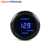 Dynoracing Volt meter 2 52mm Digital led 8-18 Volts gauge Black Face Blue Led Car meter Auto parts BX101465