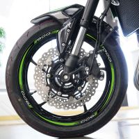 ขายดีสำหรับ Kawasaki Z900 Z 900สติกเกอร์ติดล้อรถจักรยานยนต์เทปตกแต่งลายทางรูปลอกขอบอุปกรณ์เสริมกันน้ำ