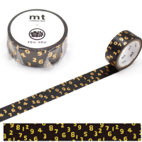 mt SO-SU-U konkin Foil stamping tape MTSOU27 เทปตกแต่ง วาชิเทป ลาย konkin แบรนด์ KAMOI mt masking tape ประเทศญี่ปุ่น