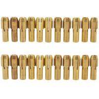 Fashion 22Pcs Mini Drill Brass Collet Chuck Accessories for Dremel Rotary Power Tool