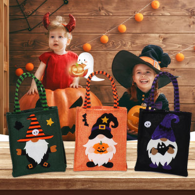 Festive Gift Bags For Halloween Halloween Goody Bags Ghost Tote Bags Snack Biscuit Gift Tote Bag Kids Favors Festival Handbag