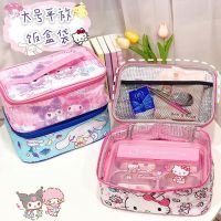 ✈✗ Sanrios Anime Kuromi Melody Cinnamoroll Lunch Bag Cooler Tote Portable Insulated Box Thermal Cold Food Container Lunchbox Gift