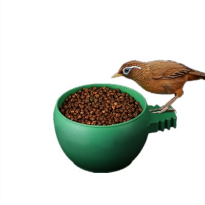 [Like Activities]1PcBirdFood ชามน้ำ FeederRound ป้อนนกพิราบกรงหนูแฮมสเตอร์แขวนดื่มขวดอาหารสัตว์เลี้ยงอุปกรณ์