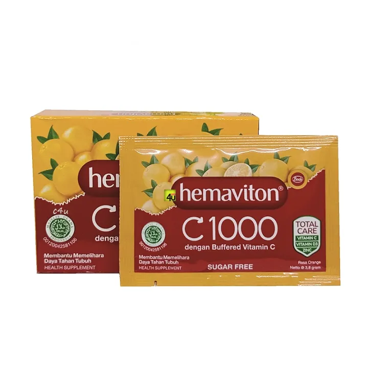 Hemaviton C1000 Serbuk Buffered Vitamin C Drink Paket 5 SACHET