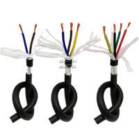 สายเคเบิลที่มีความยืดหยุ่น2624AWG 2-8สายเคเบิ้ลหลัก5M PVC ลวดยืดหยุ่นทนทานต่อการดัดลวดทองแดงทนต่อการกัดกร่อน