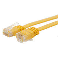 Cat 6 สาย Ethernet, 10-Pack 30 ซม.แบนสีเหลือง/สีขาว Cat6 ความเร็วสูง RJ45 สาย Lan สำหรับ Router, โมเด็ม, PS, Xbox-nxfnxfnxghnxgb