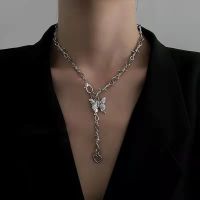 【HOT】☁❣◑ Hip-hop Barbed Wire Thorns Heart-shaped Pendant Necklace Men Goth Punk Fashion Jewelry