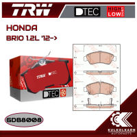 ผ้าเบรคหน้า TRW สำหรับ HONDA BRIO 1.2L 12-&amp;gt; (GDB8008)