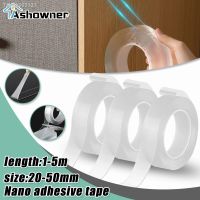 ❇ Double Sided Tape Nano Tape Reusable Waterproof Wall Sticker Non-marking Washable Self Adhesive Transparent Tapes 1/2/3/5 Meters