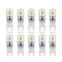 หลอดไฟ10หลอด LED 5W เปลี่ยนสีได้ G9แคปซูล AC220-240V สีขาวอบอุ่น X หลอดไฟ