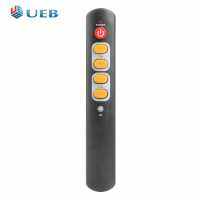 Universal 6 Key การเรียนรู้การควบคุมระยะไกลปุ่มสีเหลืองขนาดใหญ่คัดลอก IR Remote