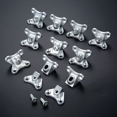 10Pcs Furniture Detachable Corner Code Brace Wooden Beds Connector Joint Fastener Alloy Bracket Right Angle Shelf Holder Support