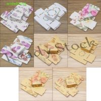 【hot sale】 ❖♦● B41 widefiling 10pcDIY THANK YOU gifts packag Vintage kraft flower Gifts box Packaging Forparty Nice