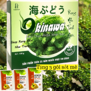 Rong nho TƯƠI tách nước Okinawa Premium 100g  5 gói + Tặng 3 gói nước sốt