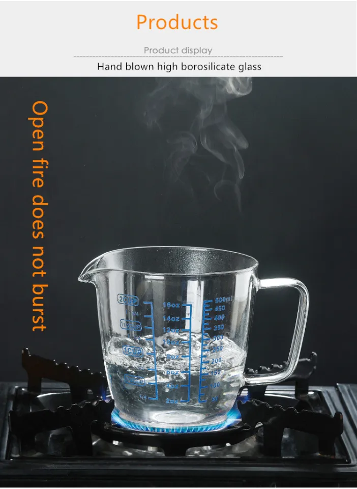 Tempered Glass Measuring Cup 250ml/8oz – Chao Coffee and Tea