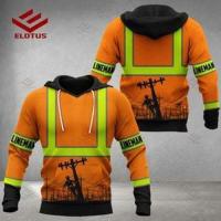 NEW LINEMAN SAFETY WORKING 3D HOODIE LINEMAN GIFT All Over Print Us Size