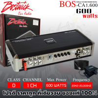 BOSTWICK รุ่น BOS-CA1.600 เพาเวอร์แอมป์ คลาสดี 1ch กำลังขับสูงสุด 600 Watts ขนาดเล็ก ของแท้100%