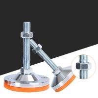1Pcs M8-M16 Adjustment Foot Cup Heavy-Duty Non-Skid Pad Metal Chassis Thread Length Articulated Leveling Foot