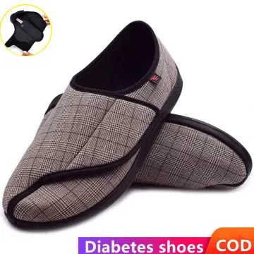 Diabetic Shoes for Women with Swollen Feet, Open Toe Adjustable Velcro Extra  Wide Sandals Swollen Feet Orthopedic Edema Slippers Comfy Breathable  Elderly Shoe(Size:36,Color:Black) : : Clothing, Shoes & Accessories