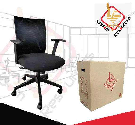 Office Chair Executive Steel Medium Back Tilt 3 Locking Mechanisms