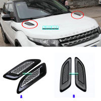 Black Hood Air Vent Outlet Wing Cover Trim 2010-2018 for Land Rover Range Evoque Sport Discovery 3 4 5 LR3 LR4 Freelander 1 2